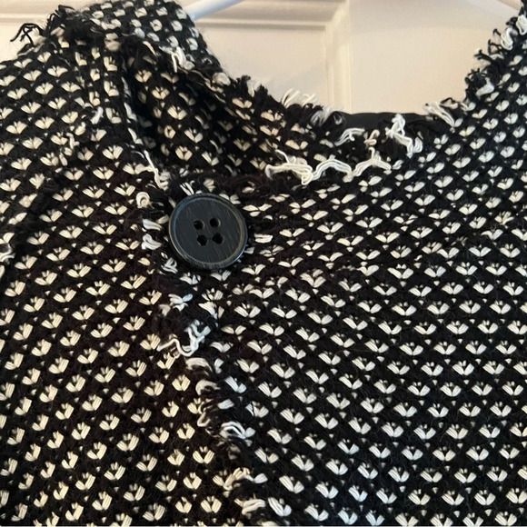 Wilfed Made in Italy Textured Open-Front Jacket – Size Large - Picture 9 of 9